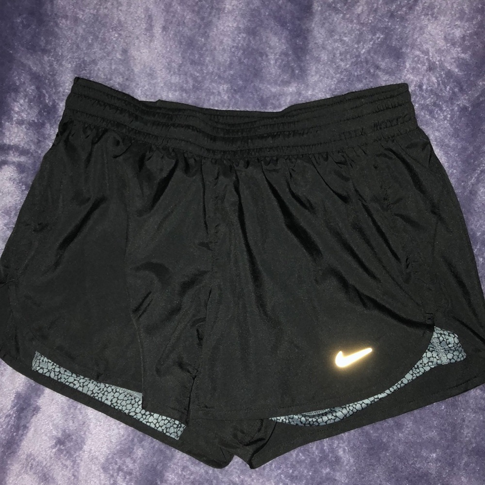 S black nike running shorts